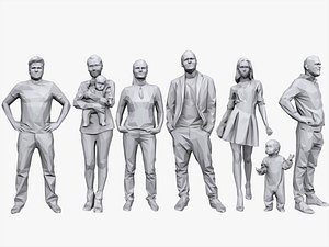 Lowpoly People Casual Pack Vol.3