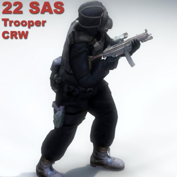 Modelo 3d SAS CRW Trooper - TurboSquid 293918