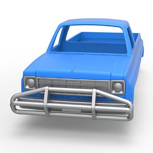 Diecast Shell for Vintage Monster tank Scale 1 to 25 3D model