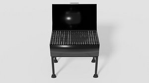 3D bbq stove