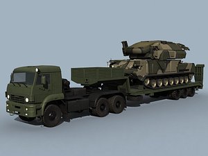 3d kamaz-65225 sa-15 combo