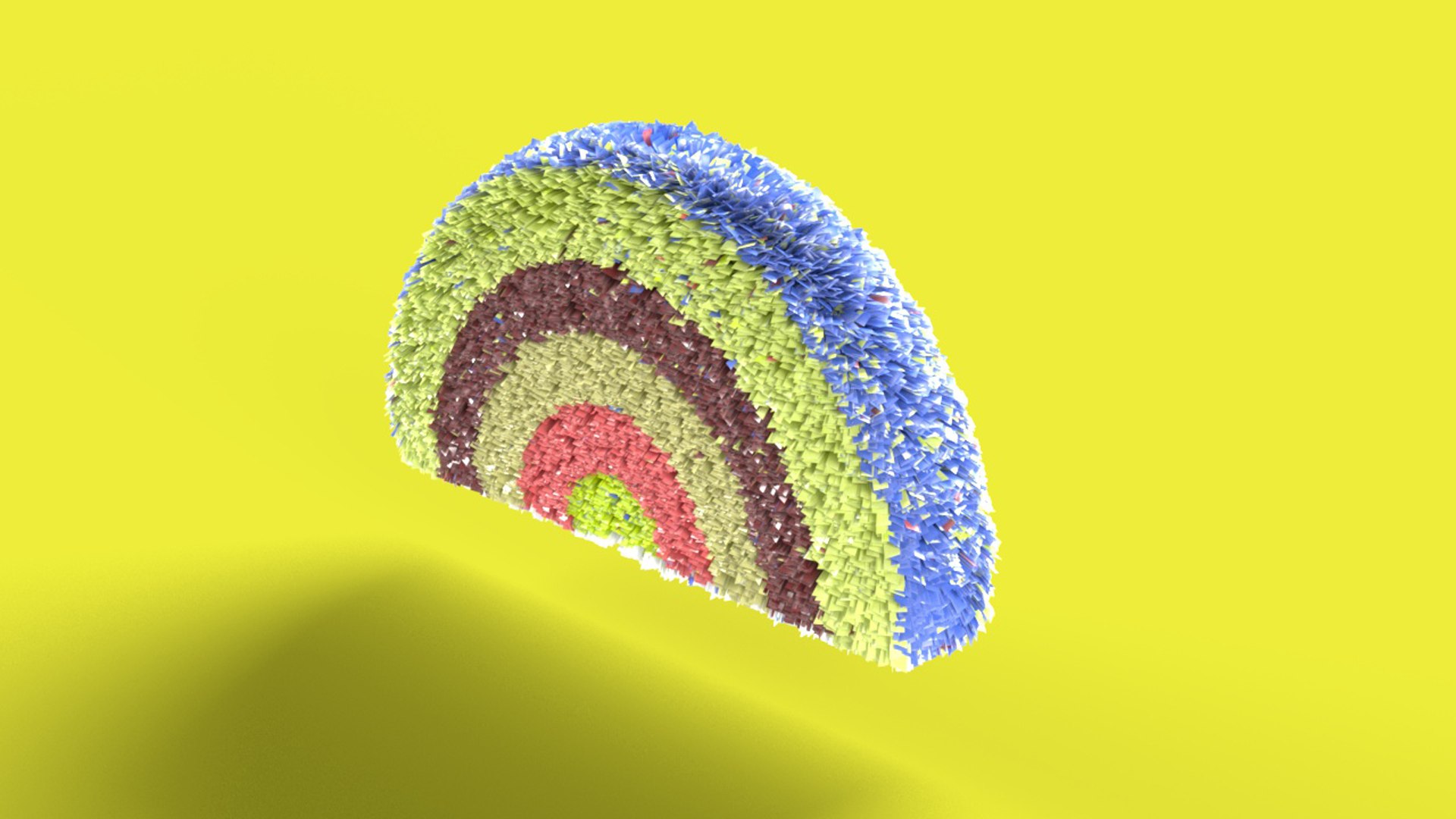 3D Model Pinata Rainbow - TurboSquid 2363051