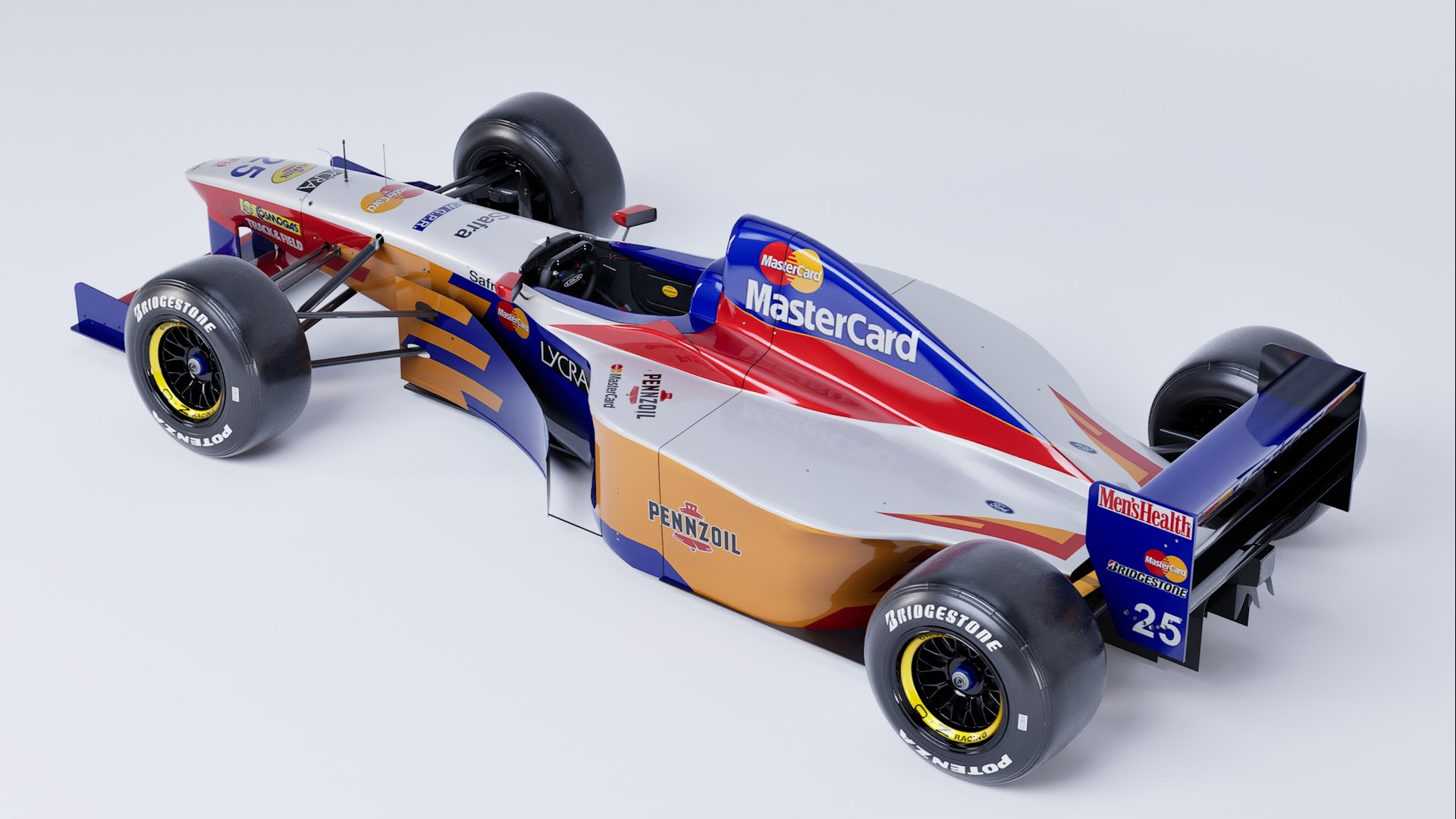 3D Model F1 1997 Lola T97 - 30 Formula 1 Race Car - TurboSquid 2359341
