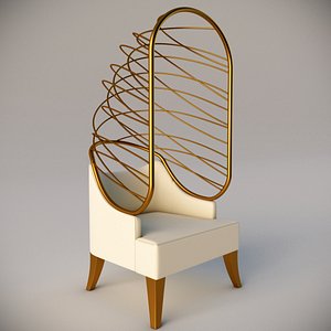 3d model interior seat