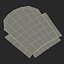 Folded French Fry Box Generic 3D Model