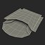 Folded French Fry Box Generic 3D Model