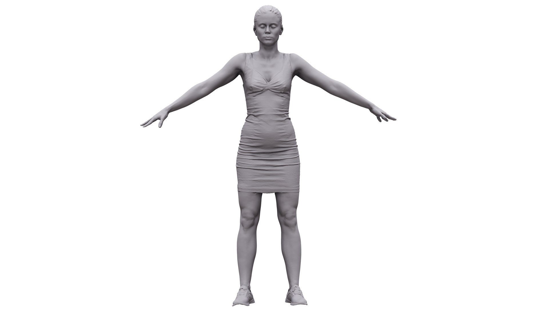 Base 3D Body Scan Little Caprice Model - TurboSquid 1803695