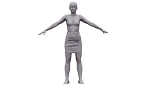 Base 3D Body Scan Little Caprice model