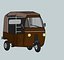 tricycle vehicle 3D model