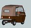 tricycle vehicle 3D model