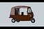 tricycle vehicle 3D model