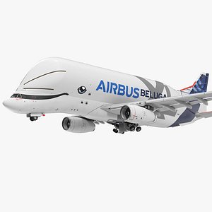 Airbus Beluga XL A330 743L Rigged 3D Model