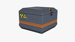 3D sci-fi container model