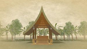 3D 2014 Pavilion model