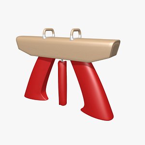 gymnastics pommel horse 3D