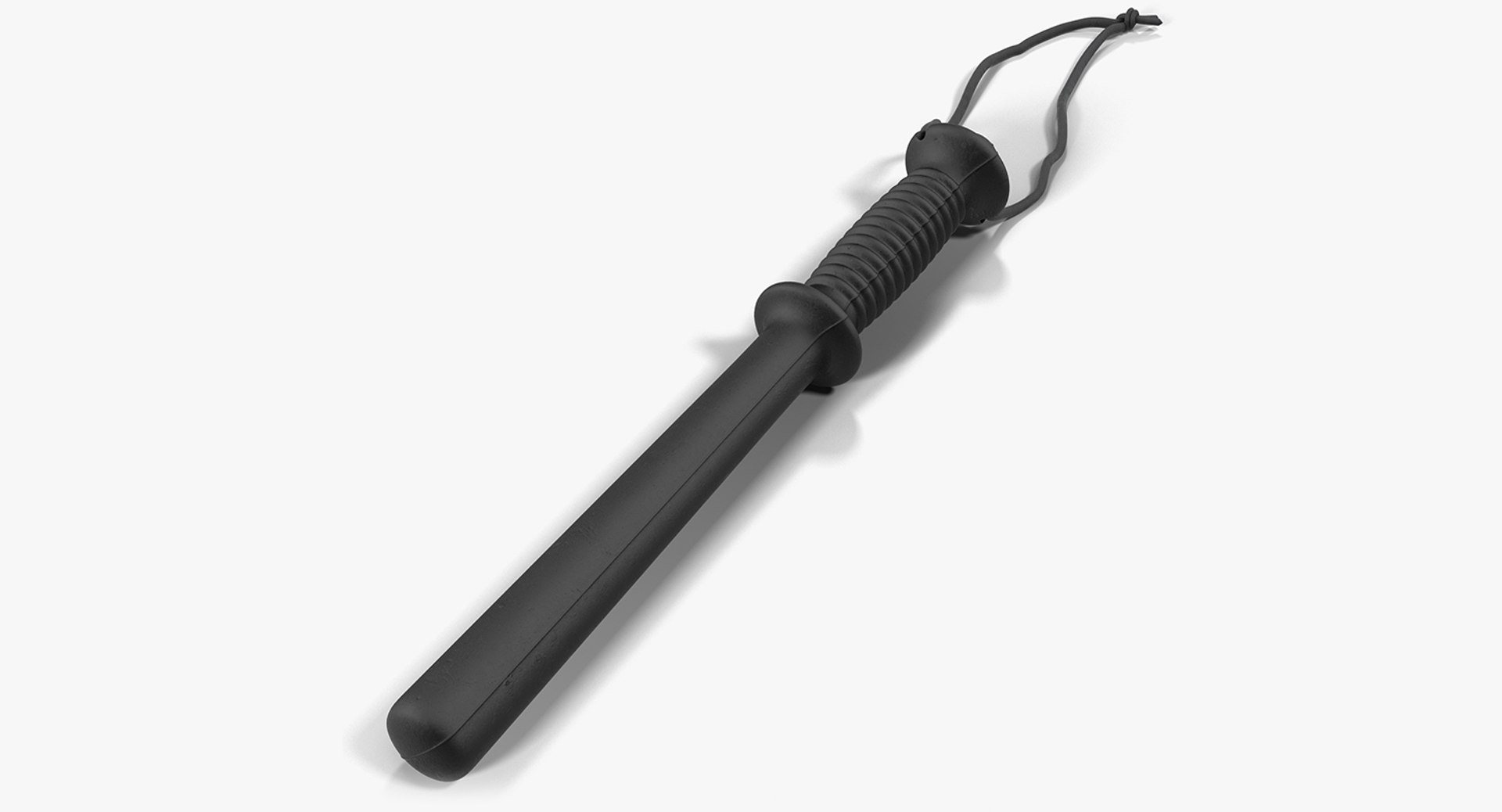 Classical Police Baton 3D model preview