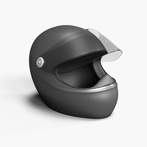 3d model of racing helmet