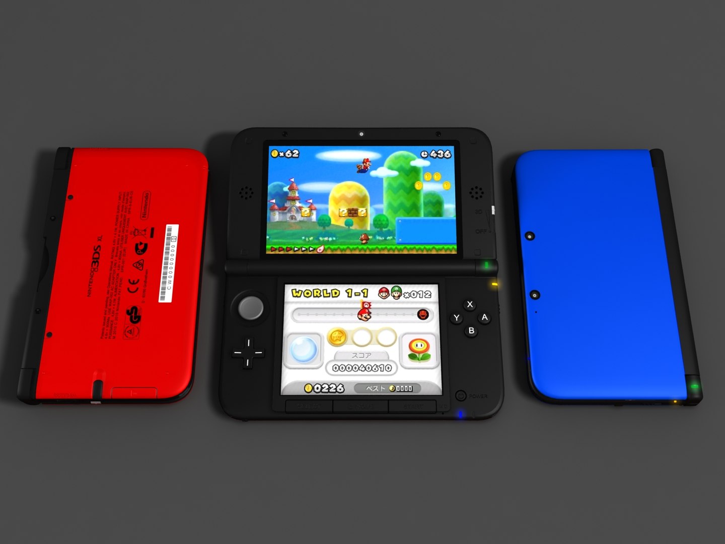 Nintendo Xl Ll 3d Model
