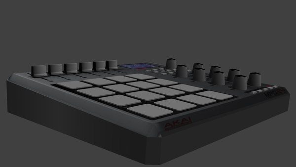 modelo 3d Akai mpd24 usb controlador - TurboSquid 708486