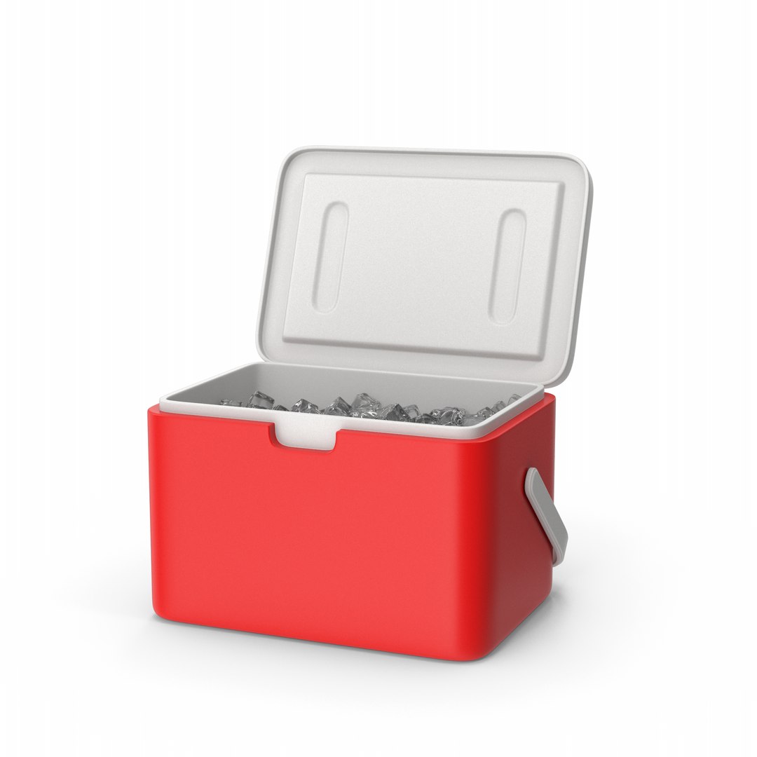 3D Plastic Ice Cooler With Ice - TurboSquid 2191547
