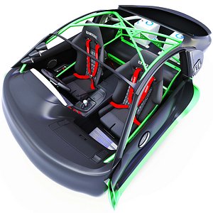 3D toyota supra rz interior