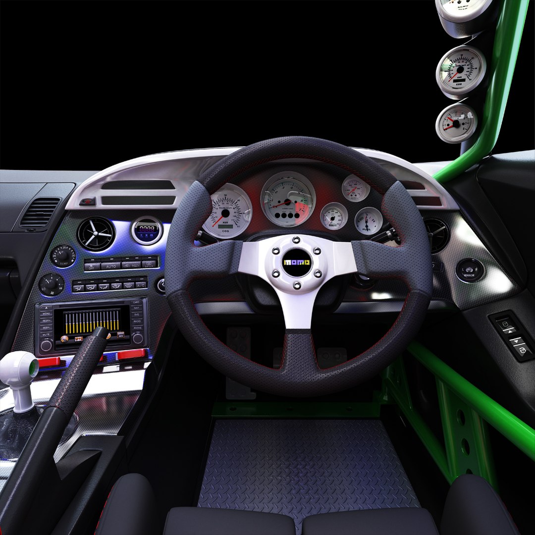 3D Toyota Supra Rz Interior - TurboSquid 1551485