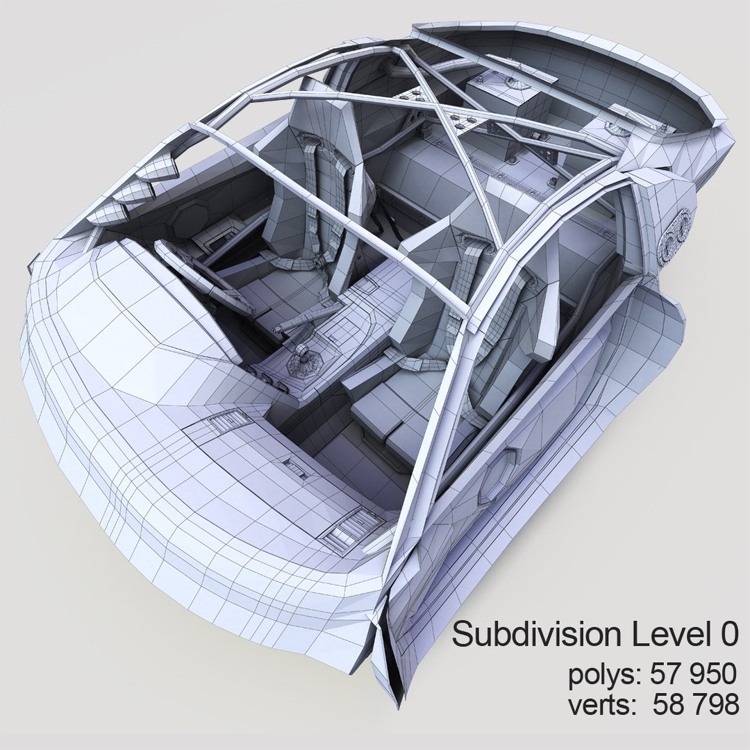 3D Toyota Supra Rz Interior - TurboSquid 1551485