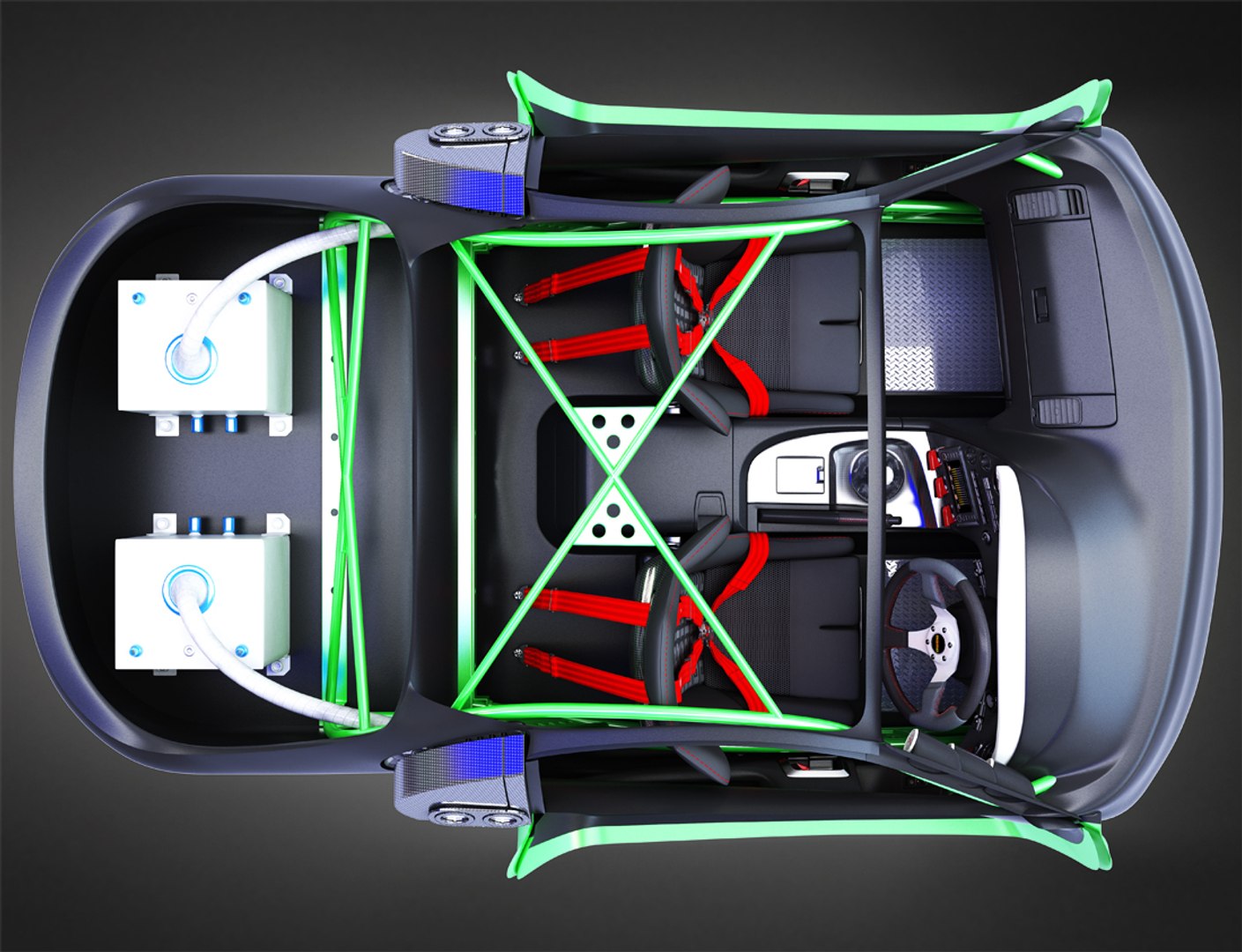 3D Toyota Supra Rz Interior - TurboSquid 1551485