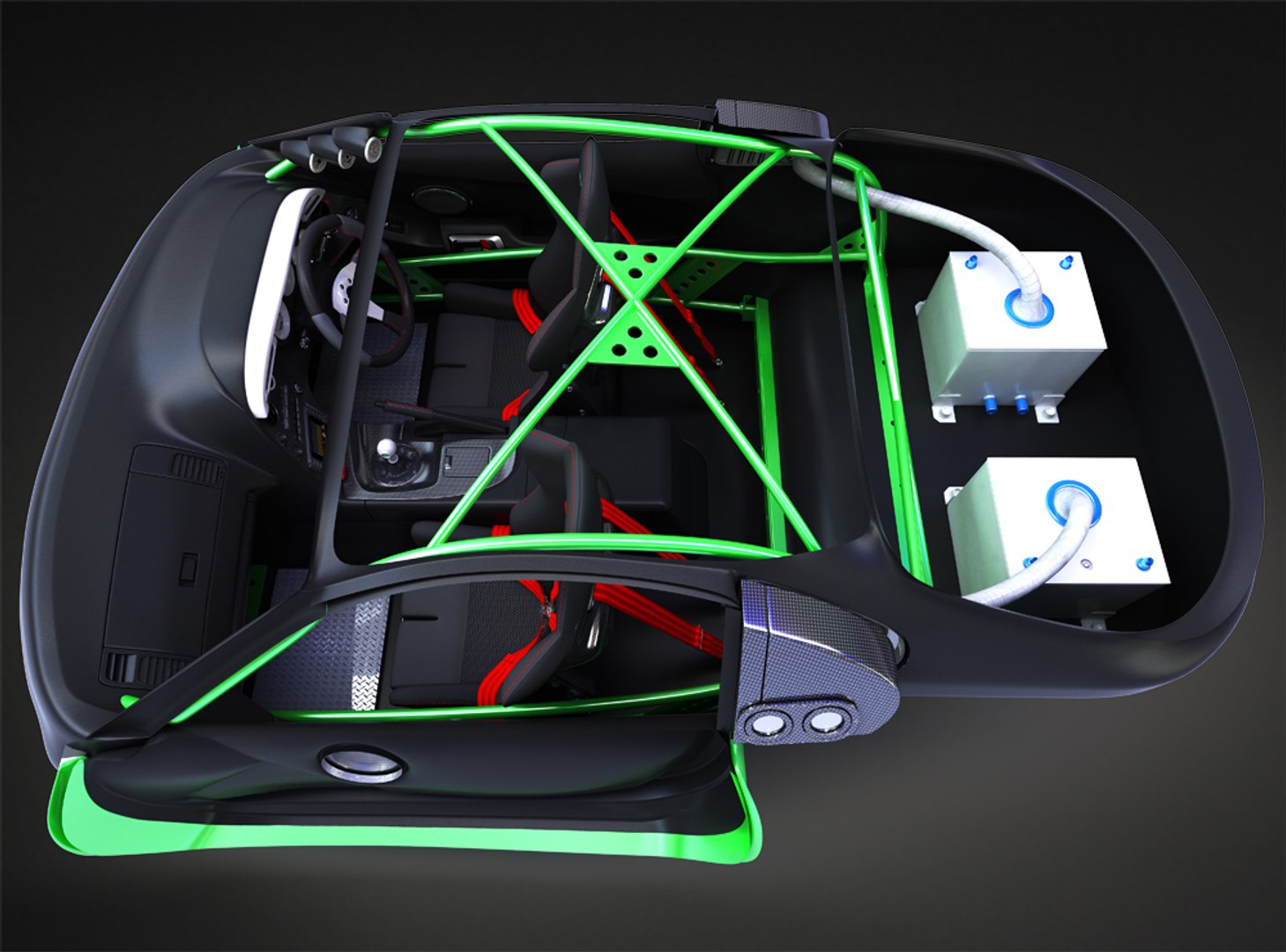 3D Toyota Supra Rz Interior - TurboSquid 1551485