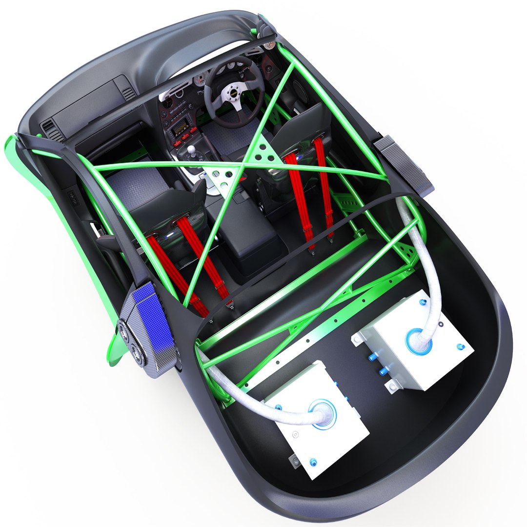 3D Toyota Supra Rz Interior - TurboSquid 1551485