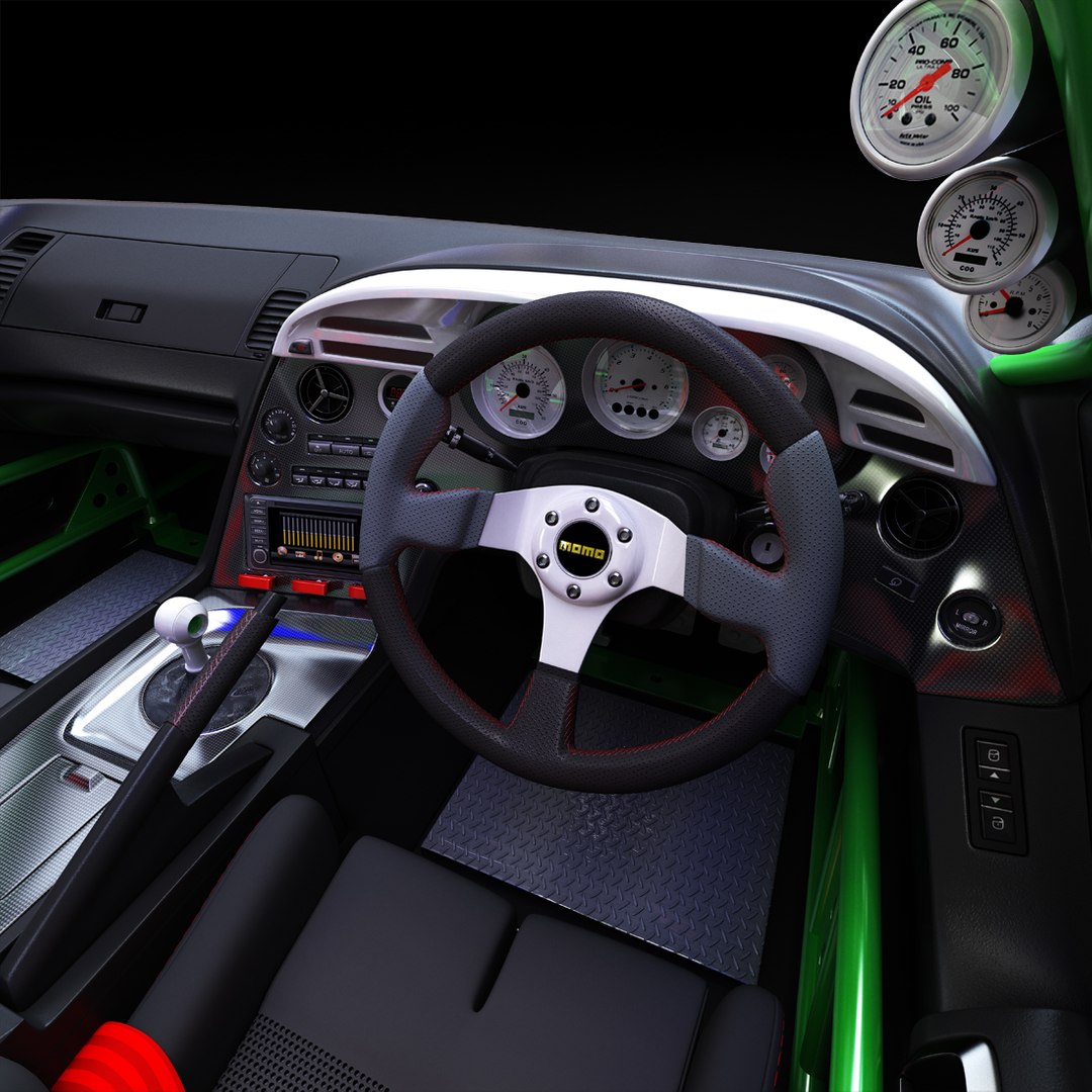 3D Toyota Supra Rz Interior - TurboSquid 1551485