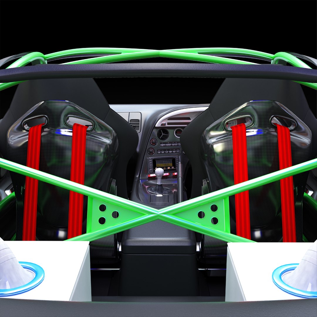 3D Toyota Supra Rz Interior - TurboSquid 1551485