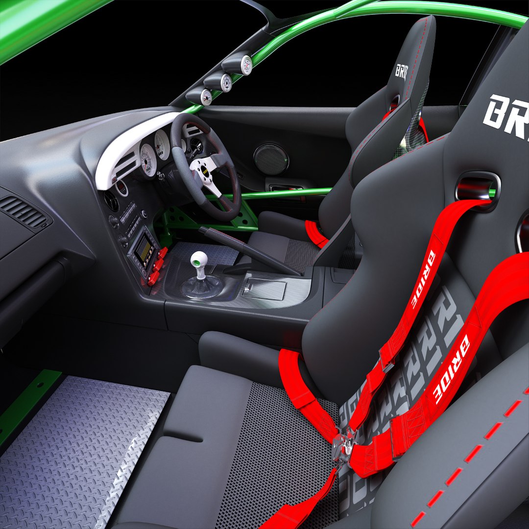 3D Toyota Supra Rz Interior - TurboSquid 1551485