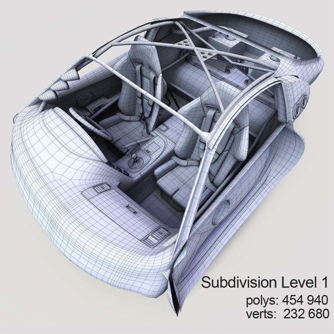 3D Toyota Supra Rz Interior - TurboSquid 1551485