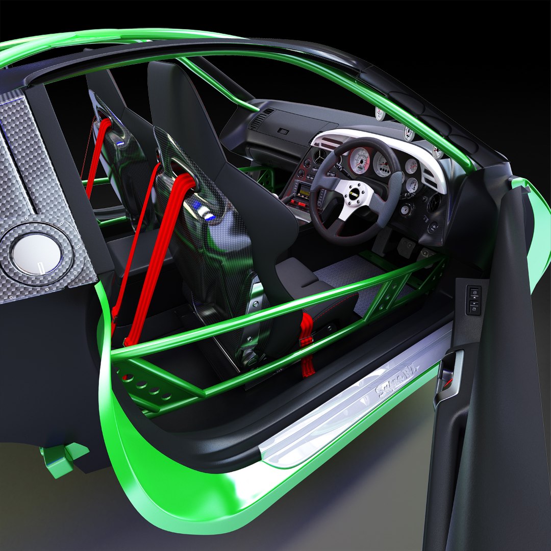 3D Toyota Supra Rz Interior - TurboSquid 1551485