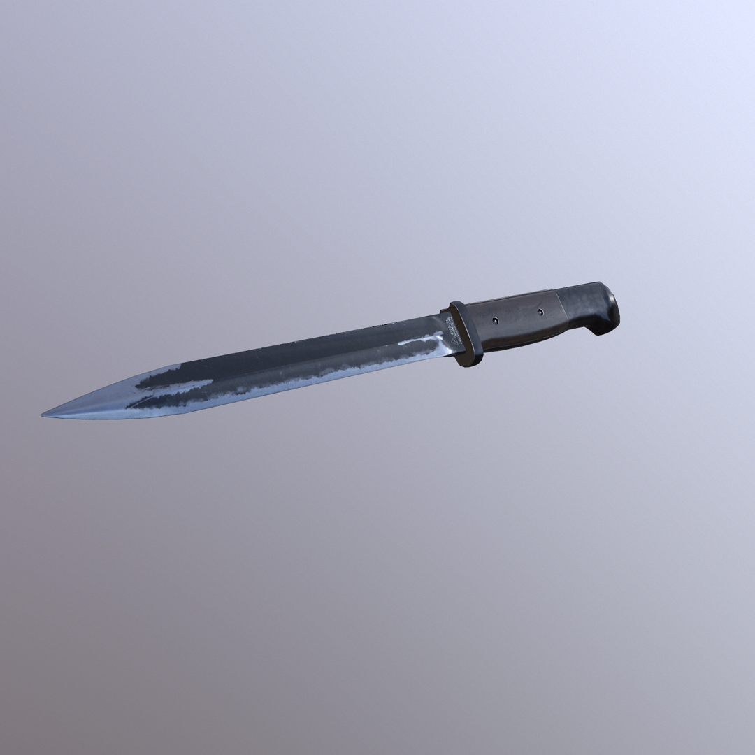 Bayonet Real Games 3D Model - TurboSquid 1405038