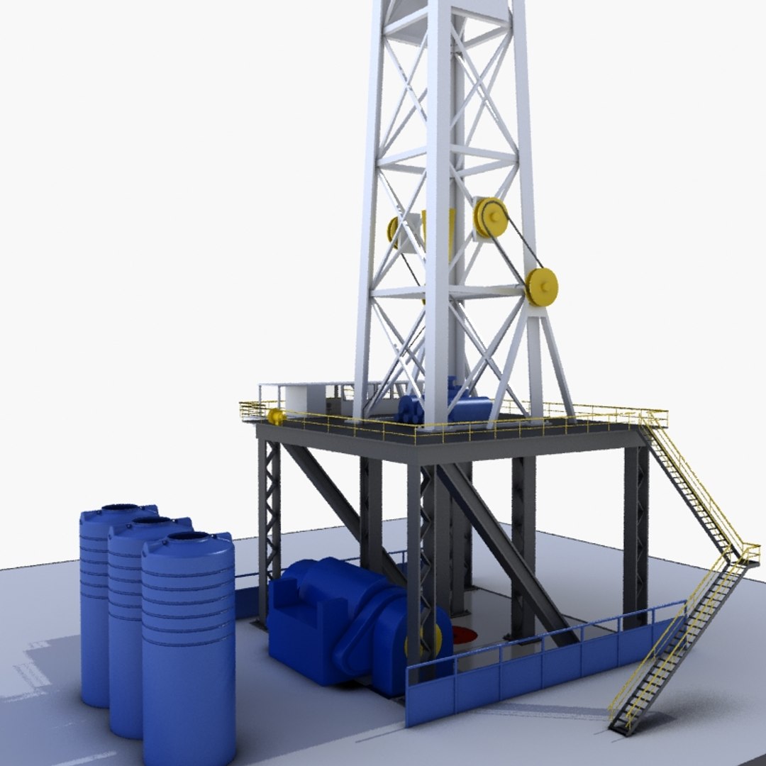 Land Rig 3d Model