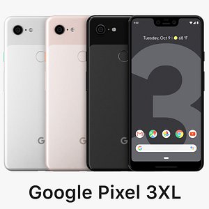 3D google pixel 3 xl model