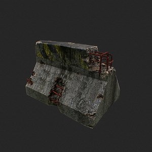 block roadblock 3D model
