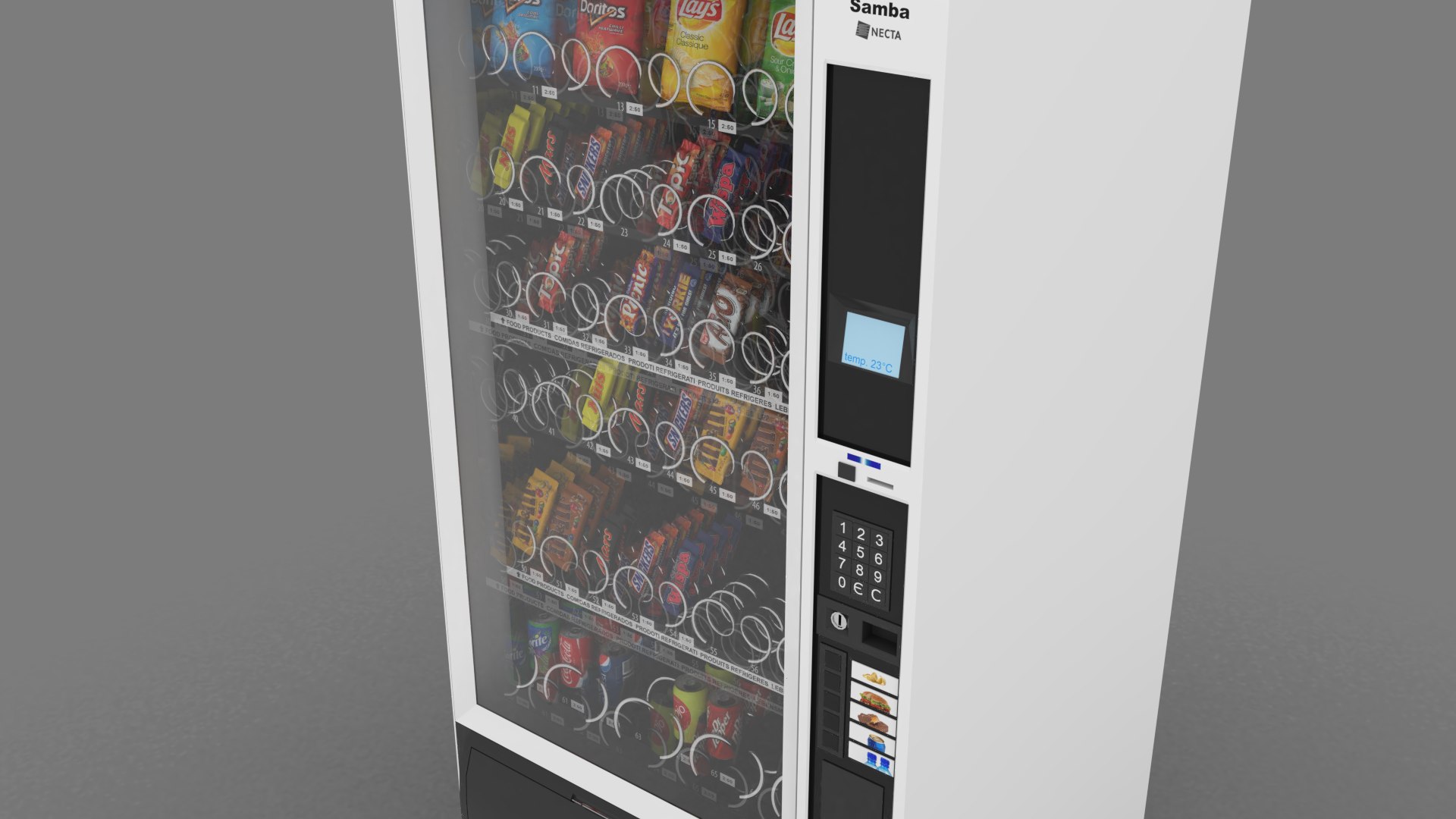 Snack vending machine 3D - TurboSquid 1634406