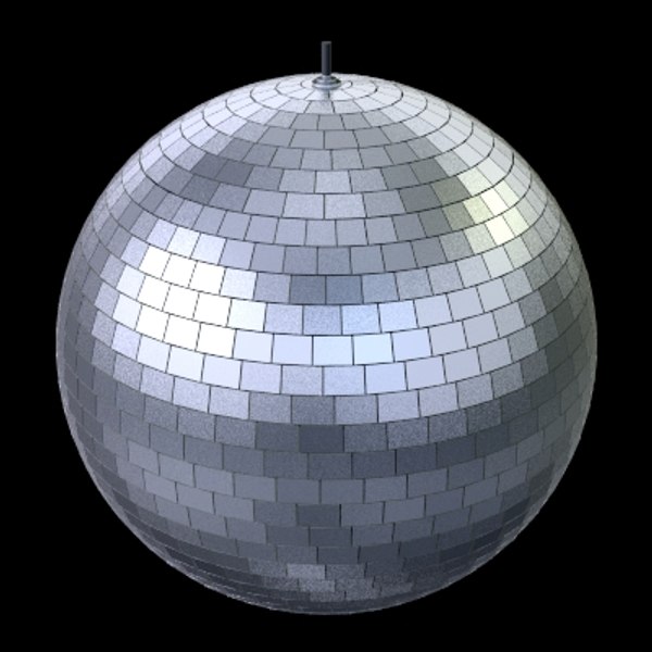 3d disco ball model