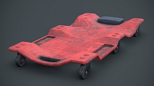 3D Realistic Worn Mechanic Plastic Creeper
