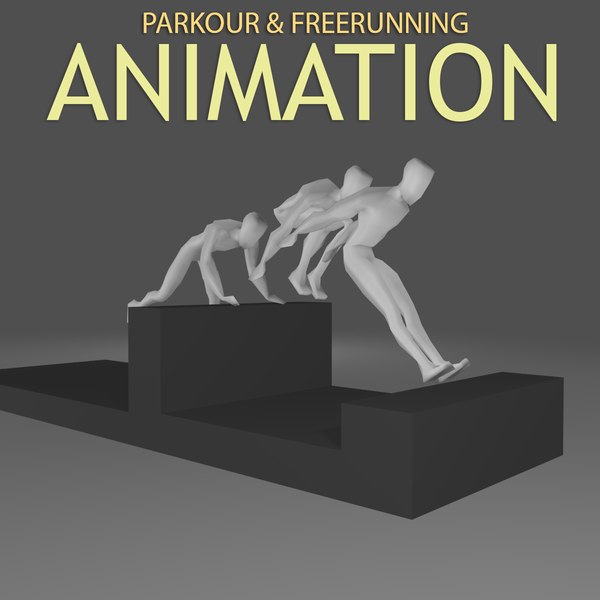 パルクールフリーランニングモンキーボールトアニメーション3dモデル Turbosquid