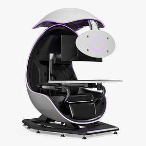 Immersive Gaming Station White