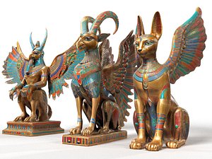 Ancient egyptian sculptures