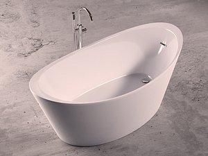 bathtub faucet 3D model