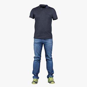 Casual Outfit 56 Remastered 3D