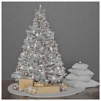 High quality WHITE Christmas tree set pack  14