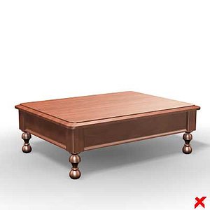 3d model of table coffee