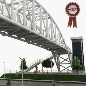 3D pedestrian bridge